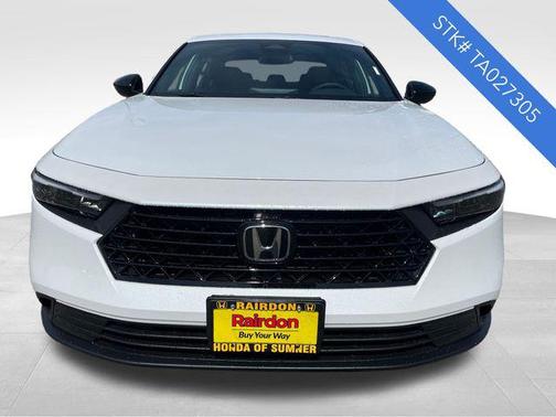 Platinum White Pearl 2026 Honda Accord Hybrid Sport
