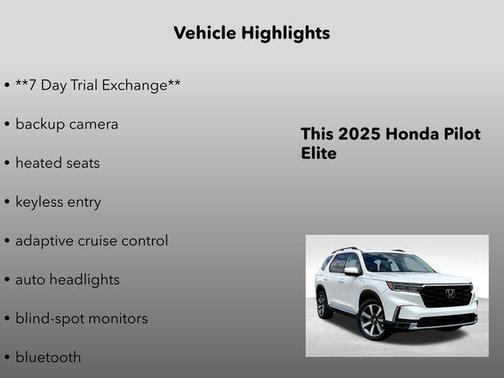 2025 Honda Pilot Elite