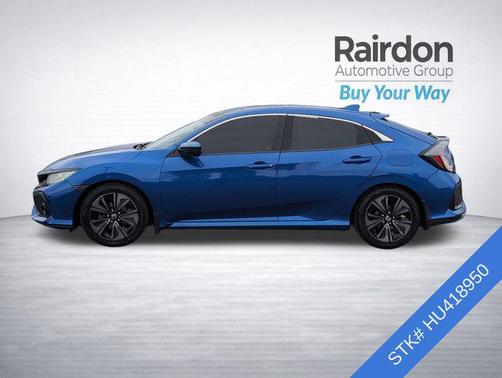 Aegean Blue Metallic 2017 Honda Civic EX