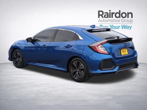 Aegean Blue Metallic 2017 Honda Civic EX