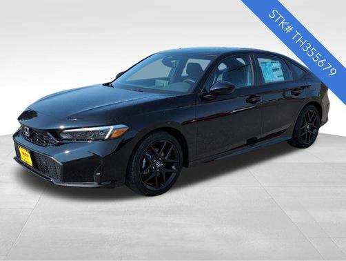 Crystal Black Pearl 2026 Honda Civic Hybrid Sport