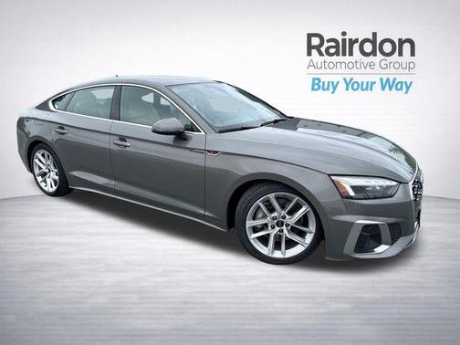 Chronos Gray Metallic 2024 Audi A5 Sportback 45 S Line Premium Plus