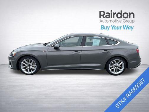 Chronos Gray Metallic 2024 Audi A5 Sportback 45 S Line Premium Plus