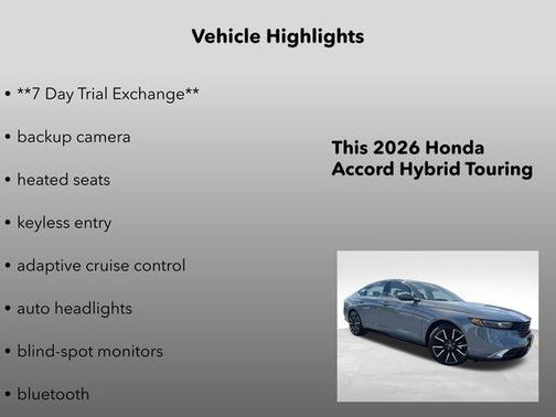 2026 Honda Accord Hybrid Touring