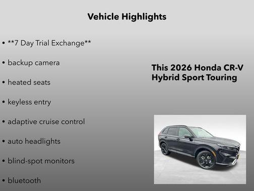2026 Honda CR-V Hybrid Sport Touring AWD