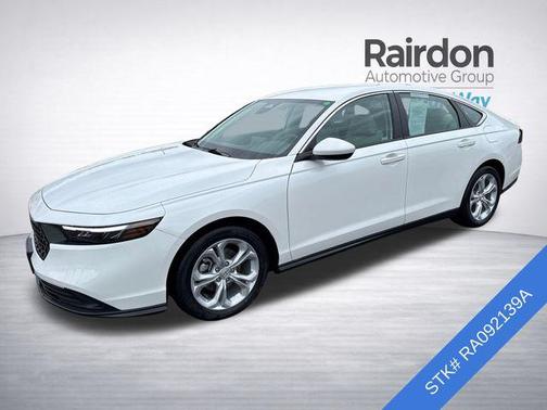 Platinum White Pearl 2024 Honda Accord LX 1.5T
