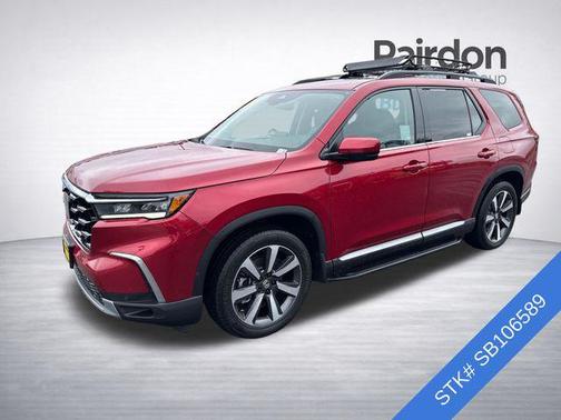 Radiant Red Metallic II 2025 Honda Pilot Touring 8-Passenger