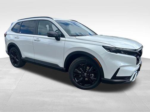 Platinum White Pearl 2026 Honda CR-V Hybrid Sport Touring AWD