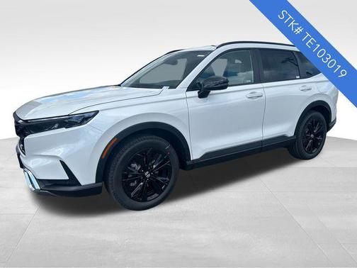 Platinum White Pearl 2026 Honda CR-V Hybrid Sport Touring AWD