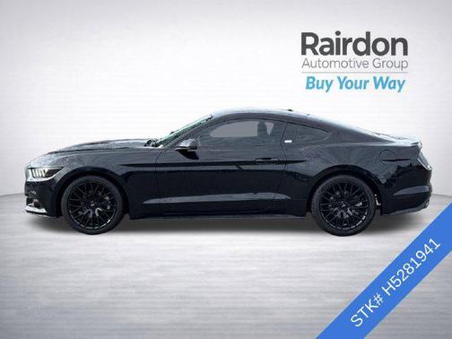 Shadow Black 2017 Ford Mustang EcoBoost Premium