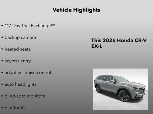 2026 Honda CR-V EX-L AWD
