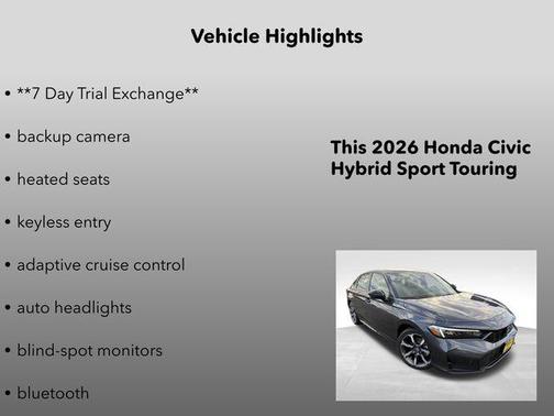 2026 Honda Civic Hybrid Sport Touring