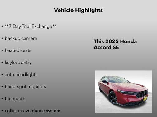 2025 Honda Accord Sport SE 1.5T