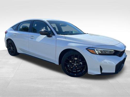 Platinum White Pearl 2026 Honda Civic Sport