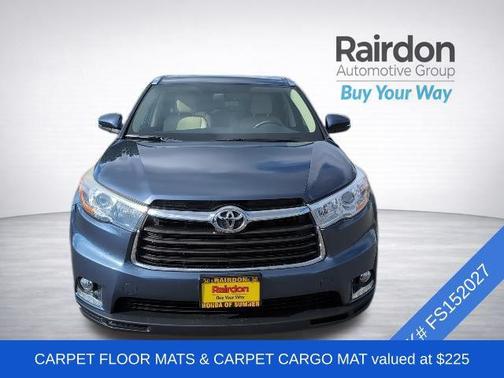 Shoreline Blue Pearl 2015 Toyota Highlander Limited