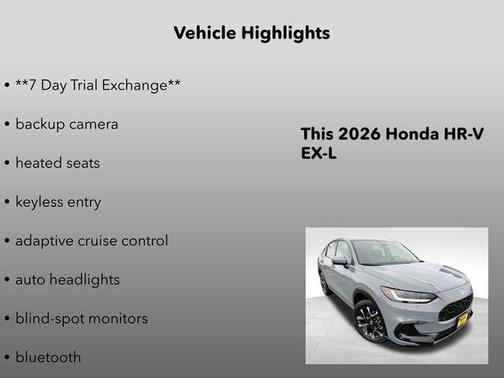 2026 Honda HR-V EX-L