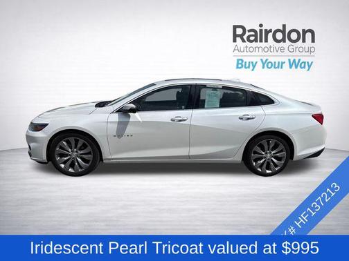 Iridescent Pearl Tricoat 2017 Chevrolet Malibu Premier