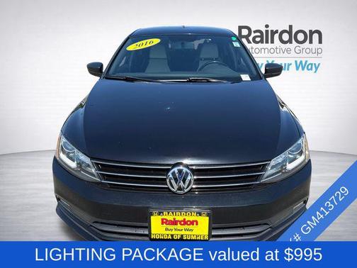 Black Uni 2016 Volkswagen Jetta 1.8T Sport