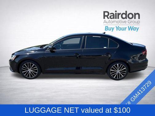 Black Uni 2016 Volkswagen Jetta 1.8T Sport
