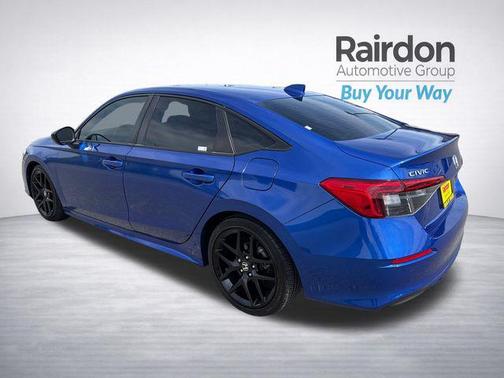 Aegean Blue Metallic 2024 Honda Civic Sport
