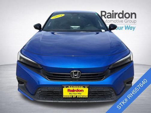 Aegean Blue Metallic 2024 Honda Civic Sport