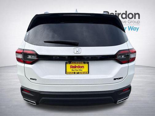 Platinum White Pearl 2025 Honda Pilot Sport