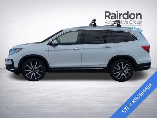 White Diamond Pearl 2019 Honda Pilot Touring 8-Passenger