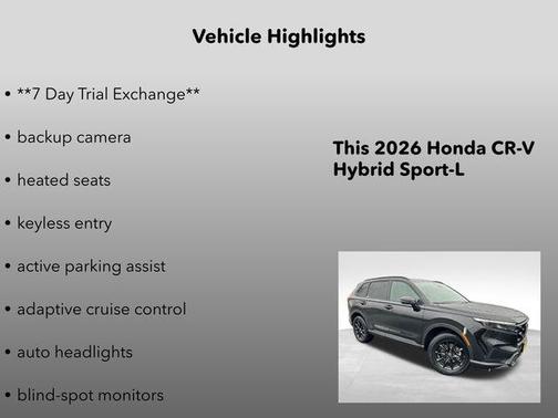 2026 Honda CR-V Hybrid Sport-L AWD