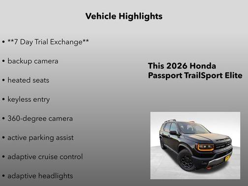 2026 Honda Passport AWD TrailSport Elite