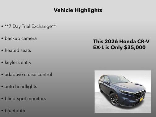 2026 Honda CR-V EX-L AWD