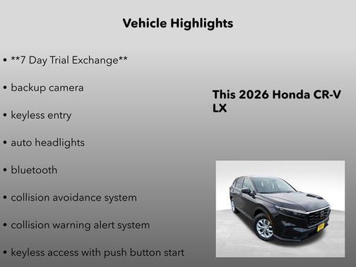 2026 Honda CR-V LX AWD