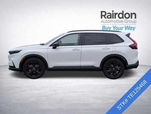 Platinum White Pearl 2026 Honda CR-V Hybrid Sport Touring AWD