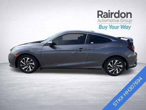 Modern Steel Metallic 2017 Honda Civic LX-P