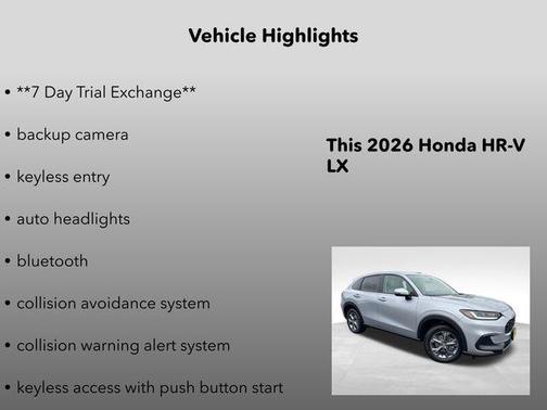 2026 Honda HR-V LX