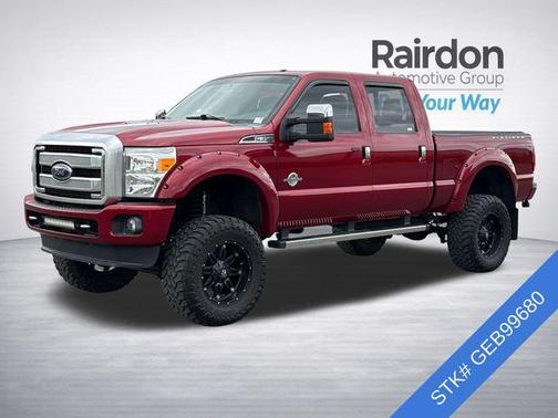 Ruby Red Metallic Tinted Clearcoat 2016 Ford F-350 Platinum