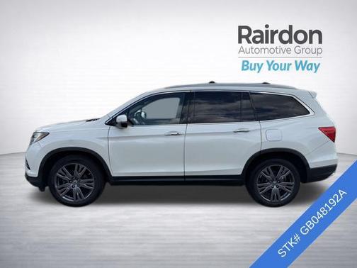 White Diamond Pearl 2016 Honda Pilot Touring