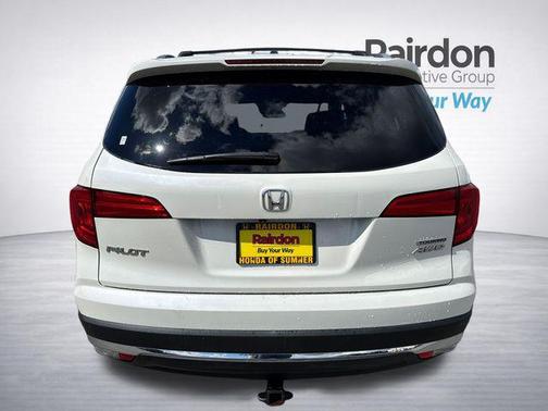 White Diamond Pearl 2016 Honda Pilot Touring