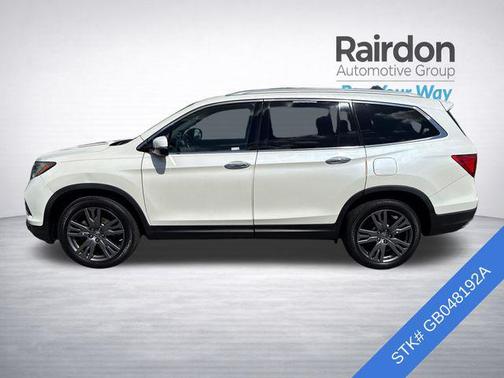 White Diamond Pearl 2016 Honda Pilot Touring