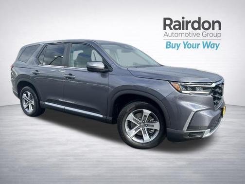 Modern Steel Metallic 2023 Honda Pilot AWD EX-L 7 Passenger