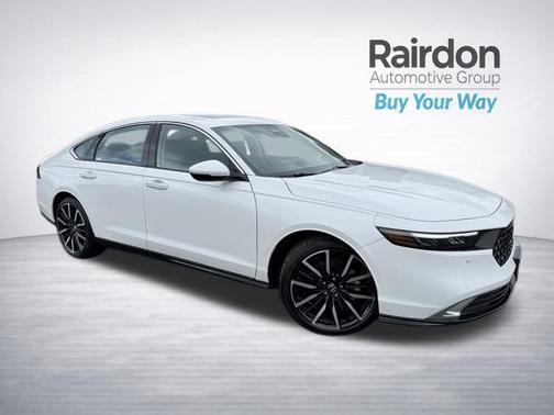 Platinum White Pearl 2024 Honda Accord Hybrid Touring
