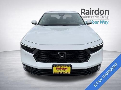Platinum White Pearl 2024 Honda Accord Hybrid Touring
