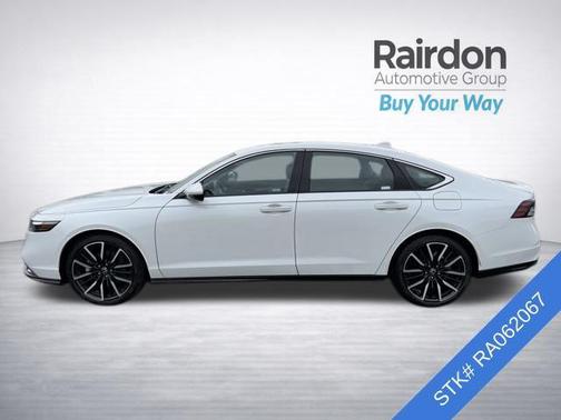 Platinum White Pearl 2024 Honda Accord Hybrid Touring