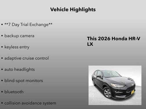 2026 Honda HR-V LX