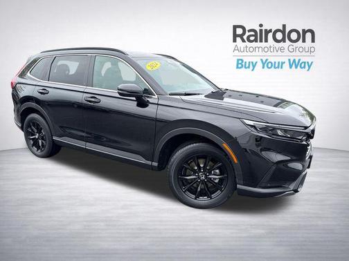 Crystal Black Pearl 2024 Honda CR-V Hybrid Sport AWD