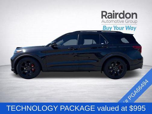 Agate Black Metallic 2023 Ford Explorer ST