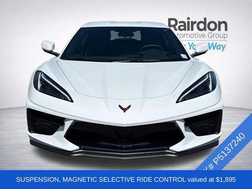 Arctic White 2023 Chevrolet Corvette Stingray w/1LT