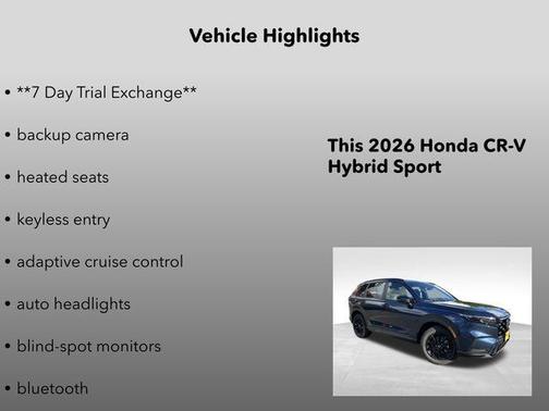 2026 Honda CR-V Hybrid Sport AWD