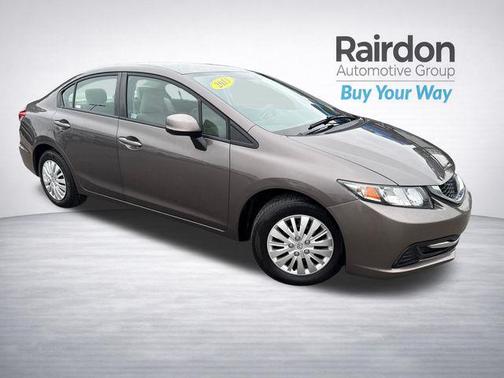 Kona Coffee Metallic 2013 Honda Civic LX