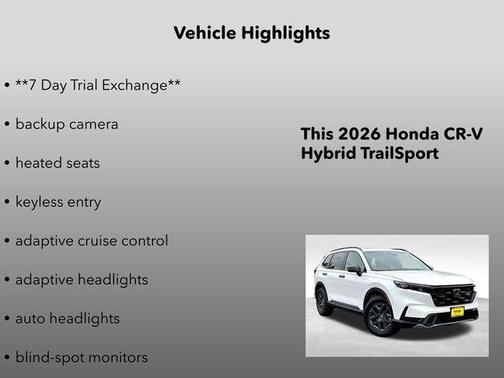2026 Honda CR-V Hybrid TrailSport AWD
