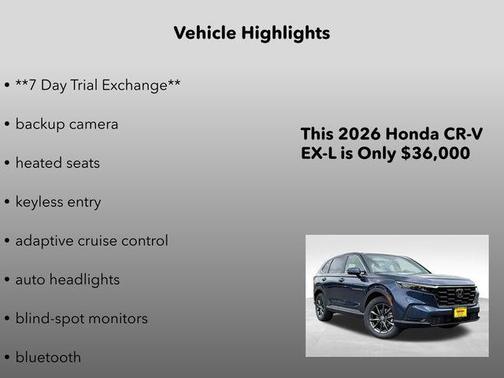 2026 Honda CR-V EX-L AWD